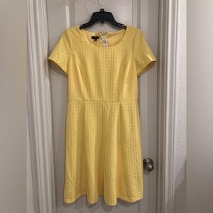 Talbots Butter Yellow Dress size 10 petite